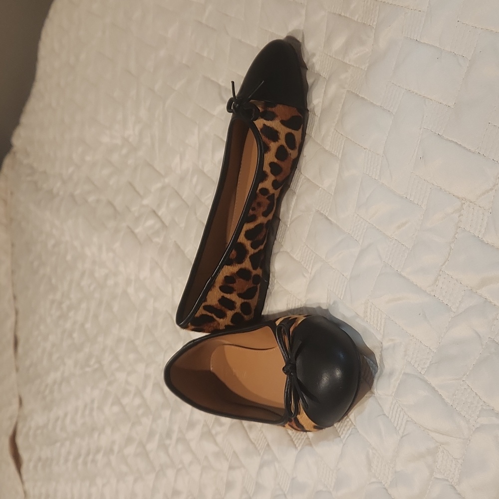 Brand New Leopard Print JCrew Flats